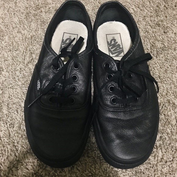 fake black vans